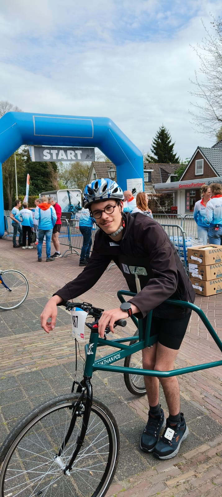 Nathan frame running wedstrijd Nieuwleusen 1km 2026