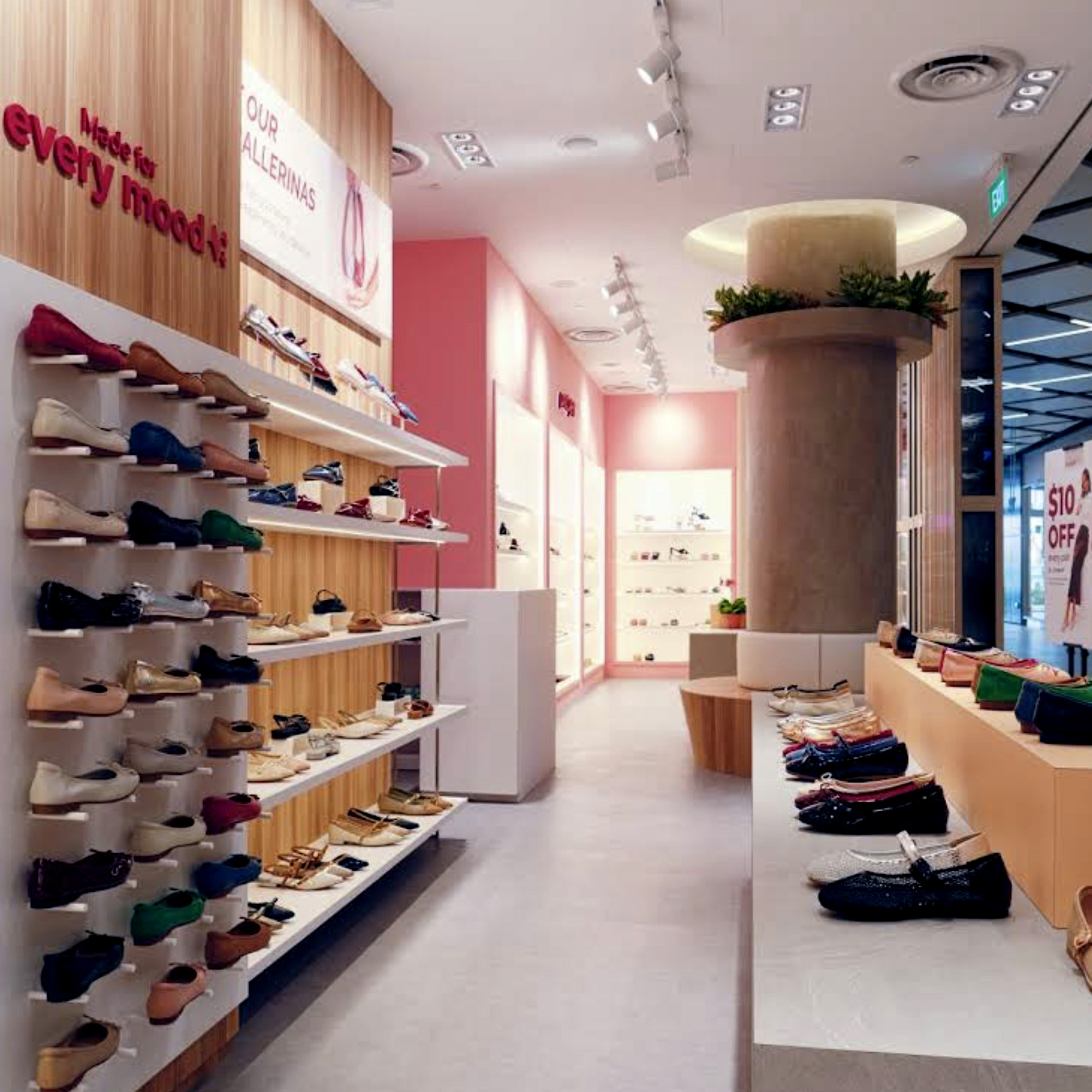 prettyFIT shoes on display at PLQ Mall