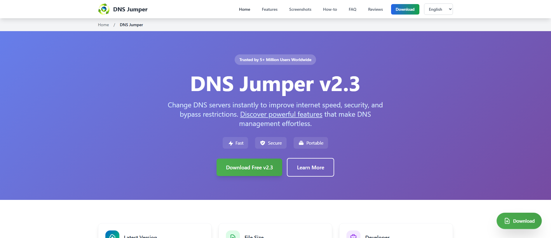 Stored capture of dns-jumper.com