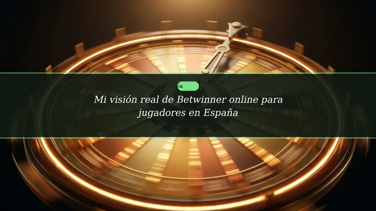Mi visión real de Betwinner online para jugadores en España