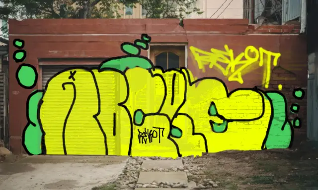 Graffiti artwork by rekot