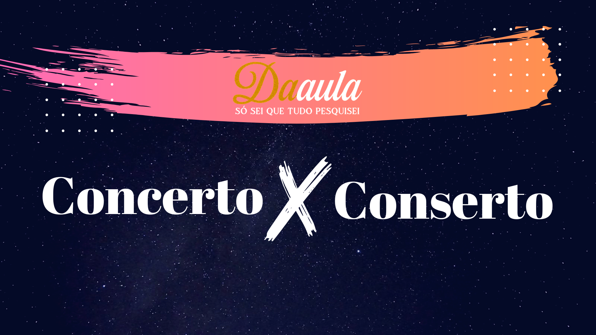 Concerto ou conserto? Como se escreve?