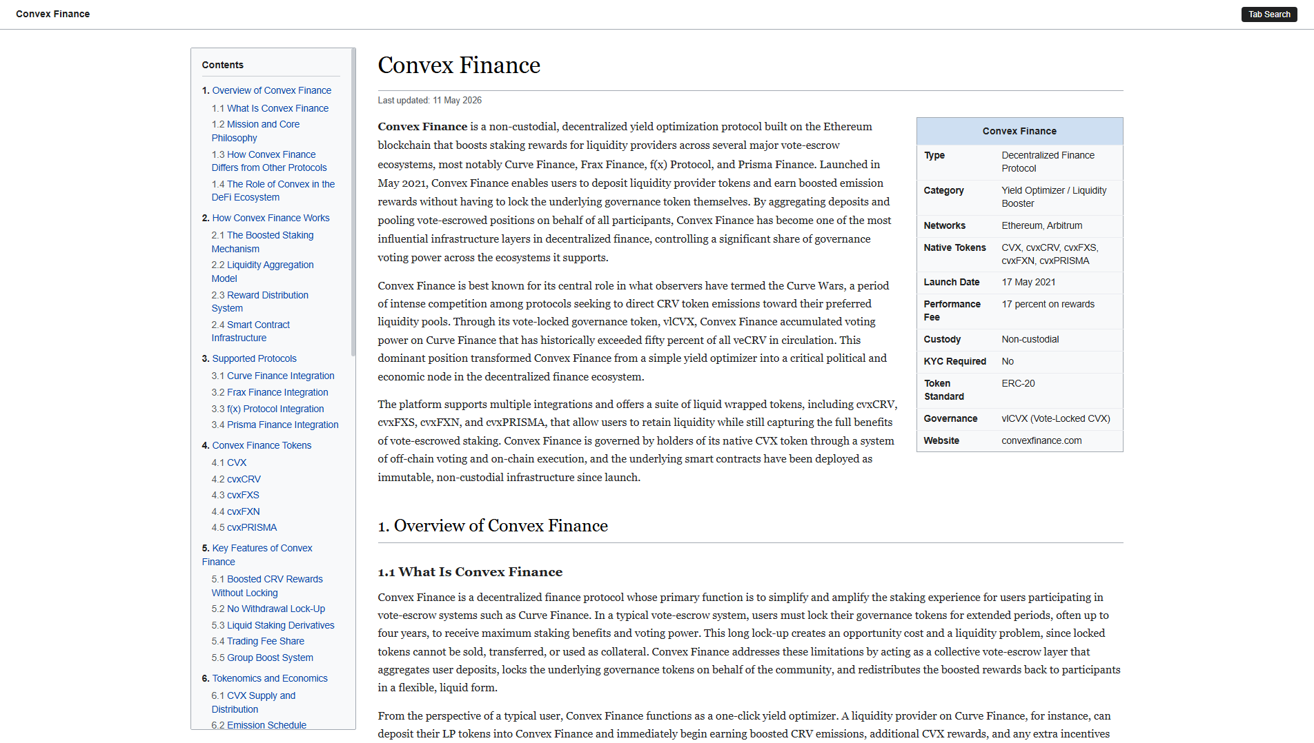 Stored capture of convexfinance.net