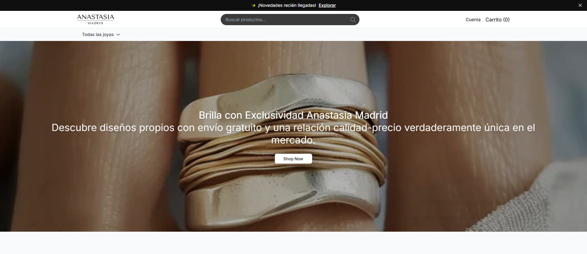 Stored capture of anastasiamadrid.shop