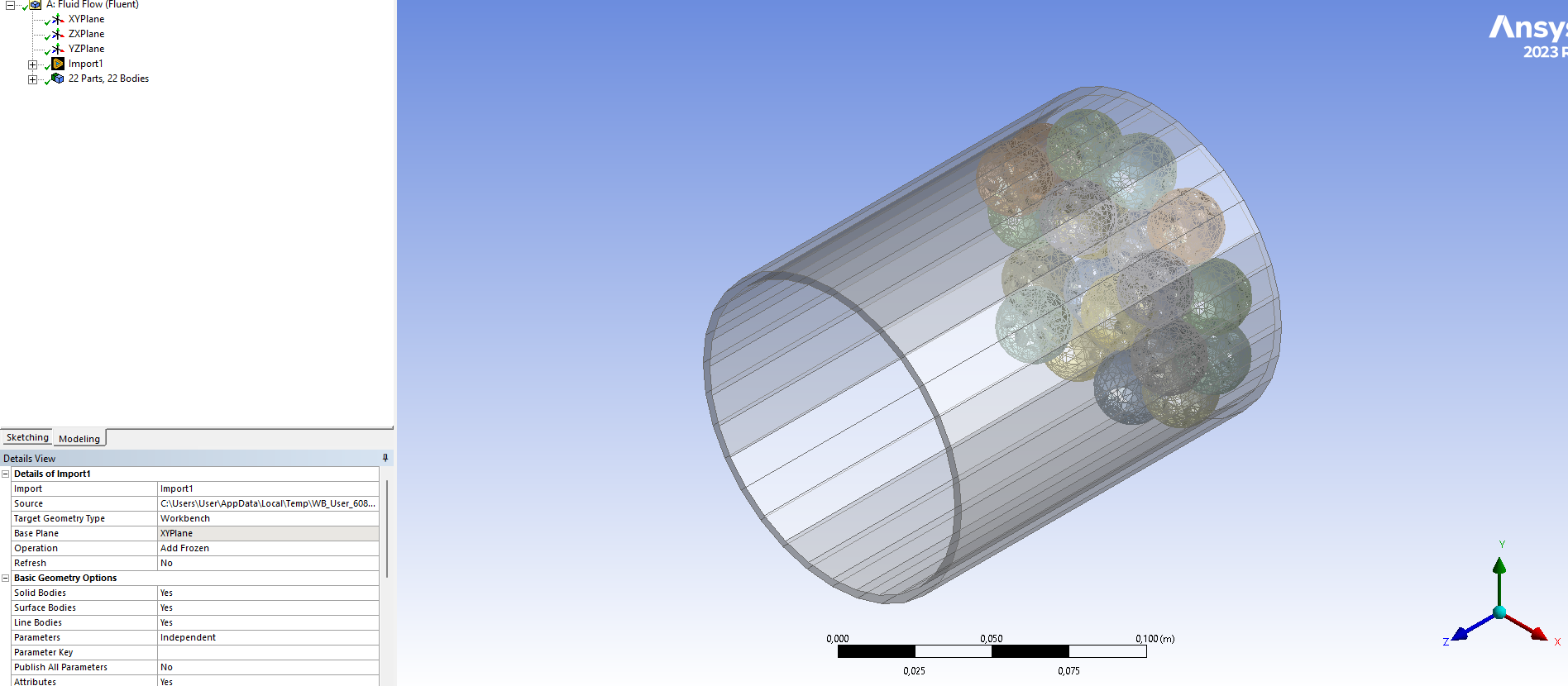 Struggling with FluentMeshing for a packed bed reactor : r/ANSYS