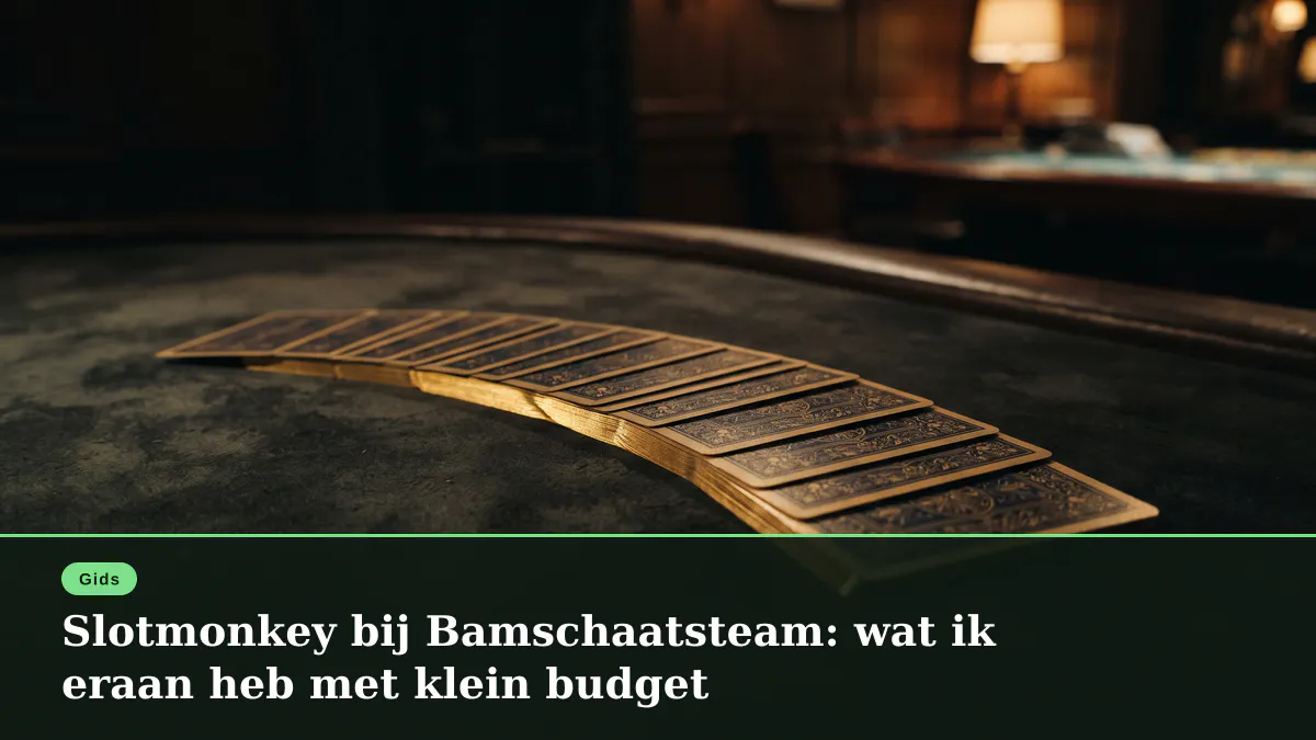 Slotmonkey bij Bamschaatsteam: wat ik eraan heb met klein budget