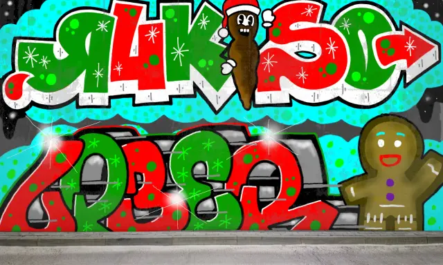 Graffiti artwork by Zkur