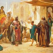 Frederick-Goodall-Sheik-Distributing-Alms