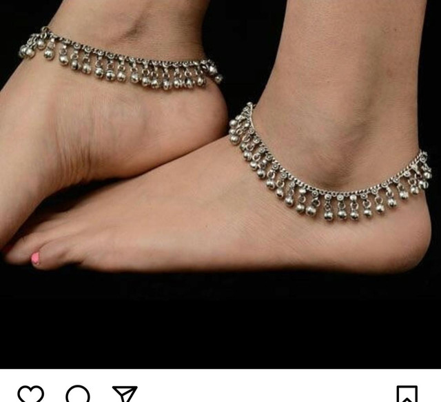 Silver-Anklet