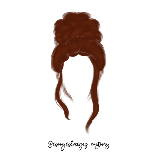 Red Curly Bun PNG.png