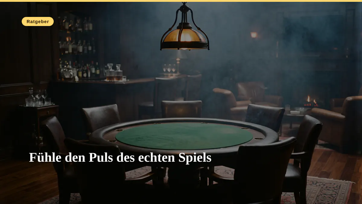 Fühle den Puls des echten Spiels
