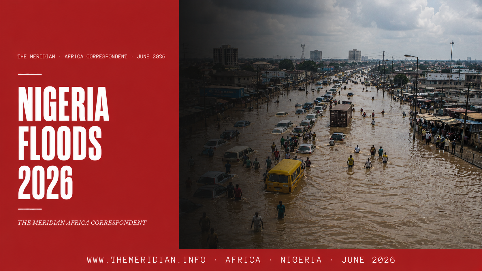 Lagos Nigeria floods 2026 33 states NEMA risk The Meridian Africa Correspondent