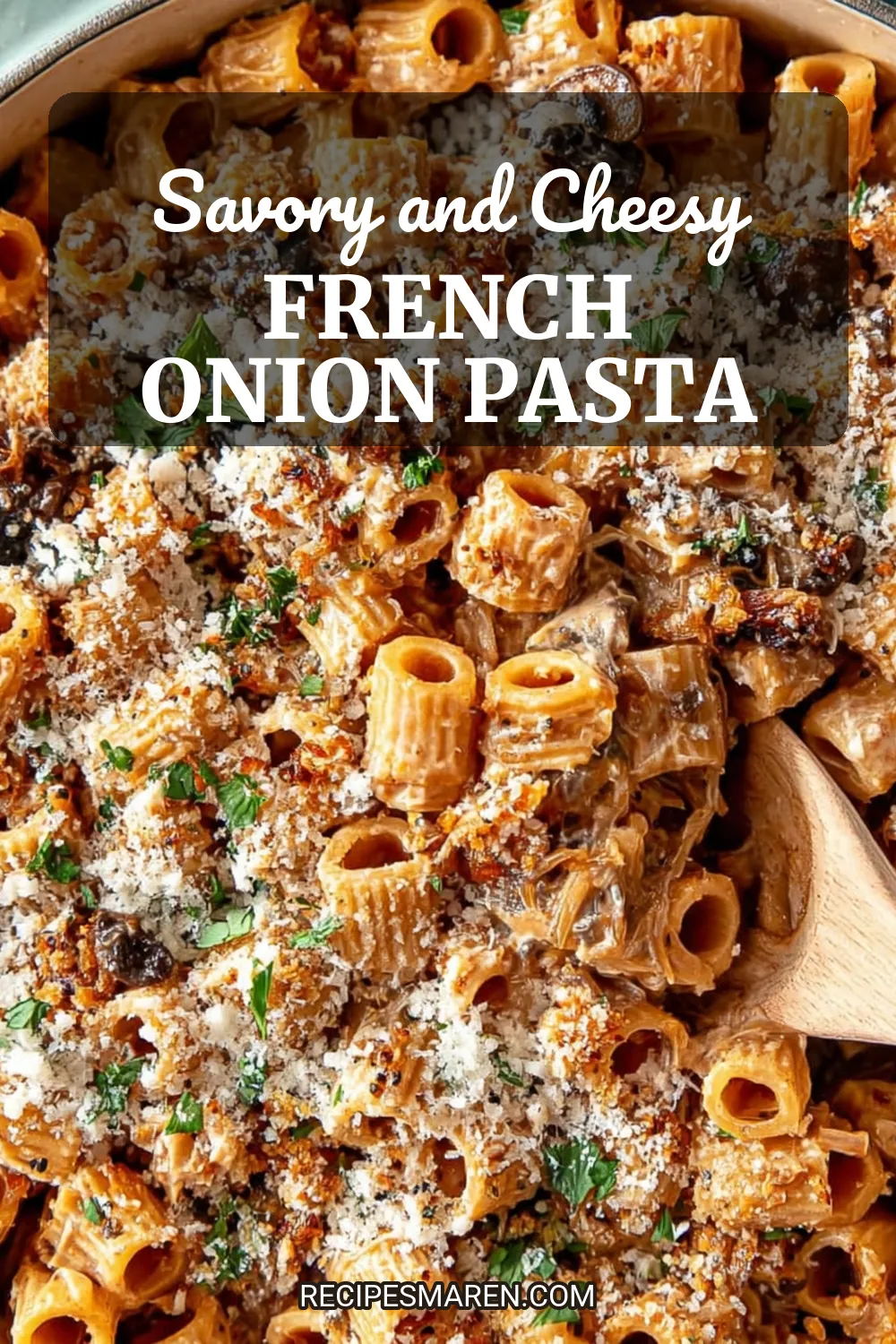 Indulge in this rich and creamy French onion pasta that combines the classic flavors of French onion soup with hearty pasta. This easy homemade recipe is perfect for cozy nights or when you're craving comfort food. With just a few simple ingredients, you can whip up this satisfying dish in no time. It's a great option for dinner that will impress your family and friends. Click for the full recipe.