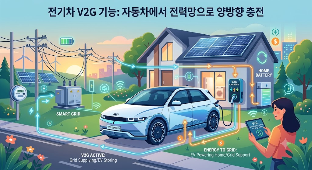 전기차 V2G 기술이란? 원리와 장점, 미래 전력망의 핵심 정리