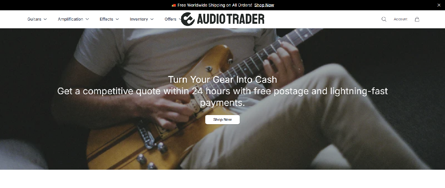 Stored capture of audiotraderglobal.shop