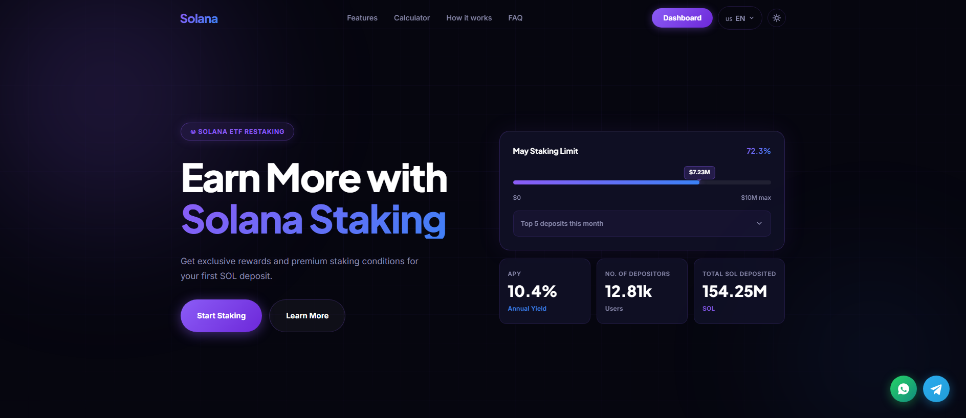 Screenshot of sendform-solana.com