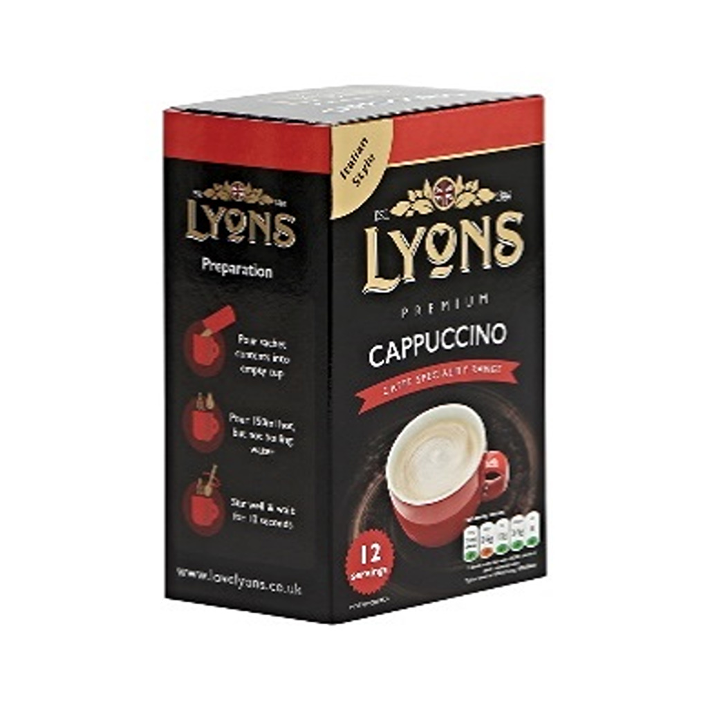 Classic Cappuccino Sachets x12 Lyons