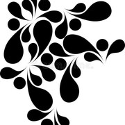 Elegant Black Abstract Design