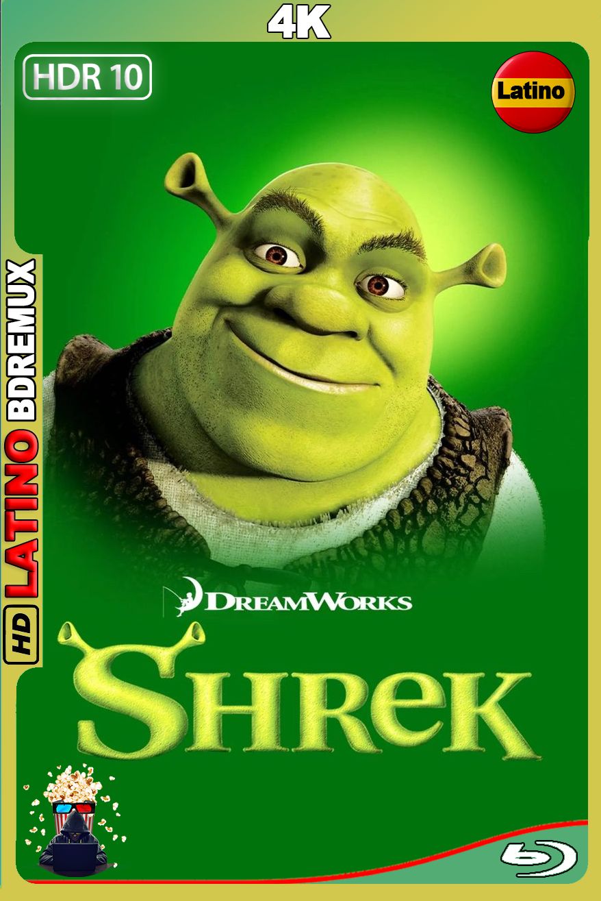 Shrek (2001) [2160p] BDREMUX 4K DV HDR10 [Latino-Inglés]