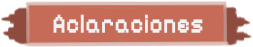 Aclaraciones