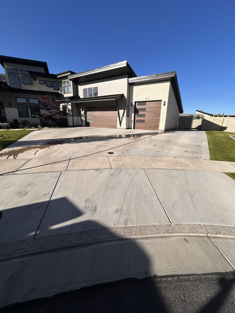 Before - driveway cleaning