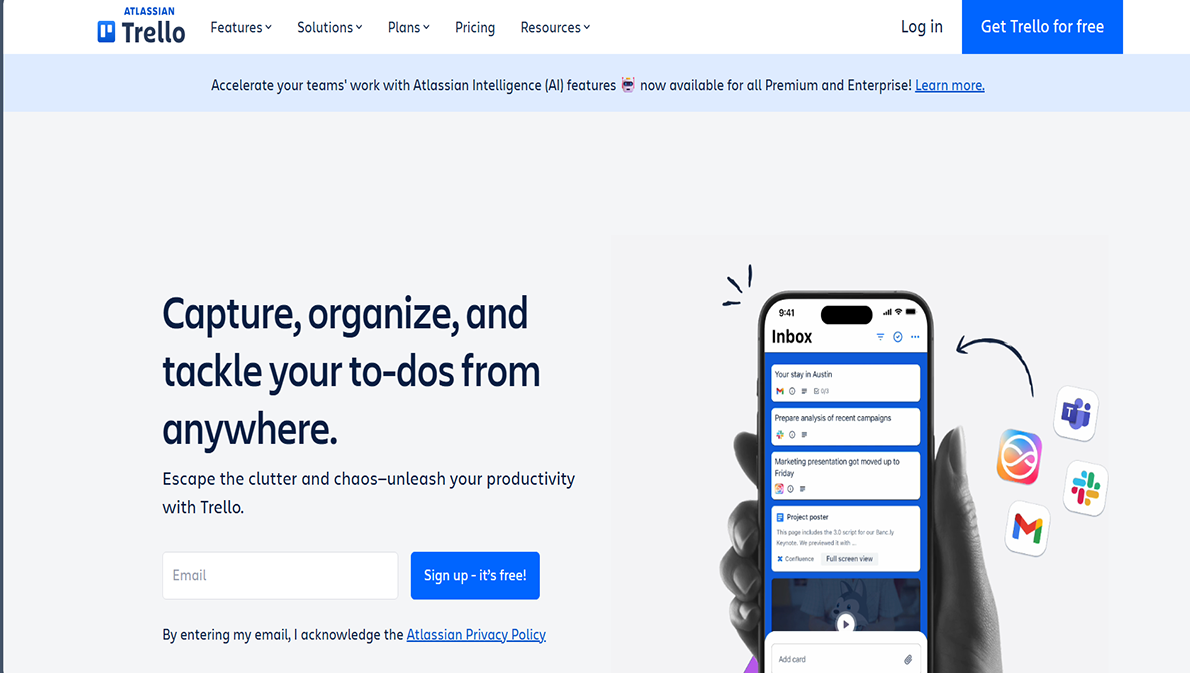 Trello Interface Preview