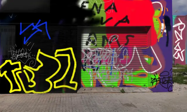 Graffiti artwork by ACE
