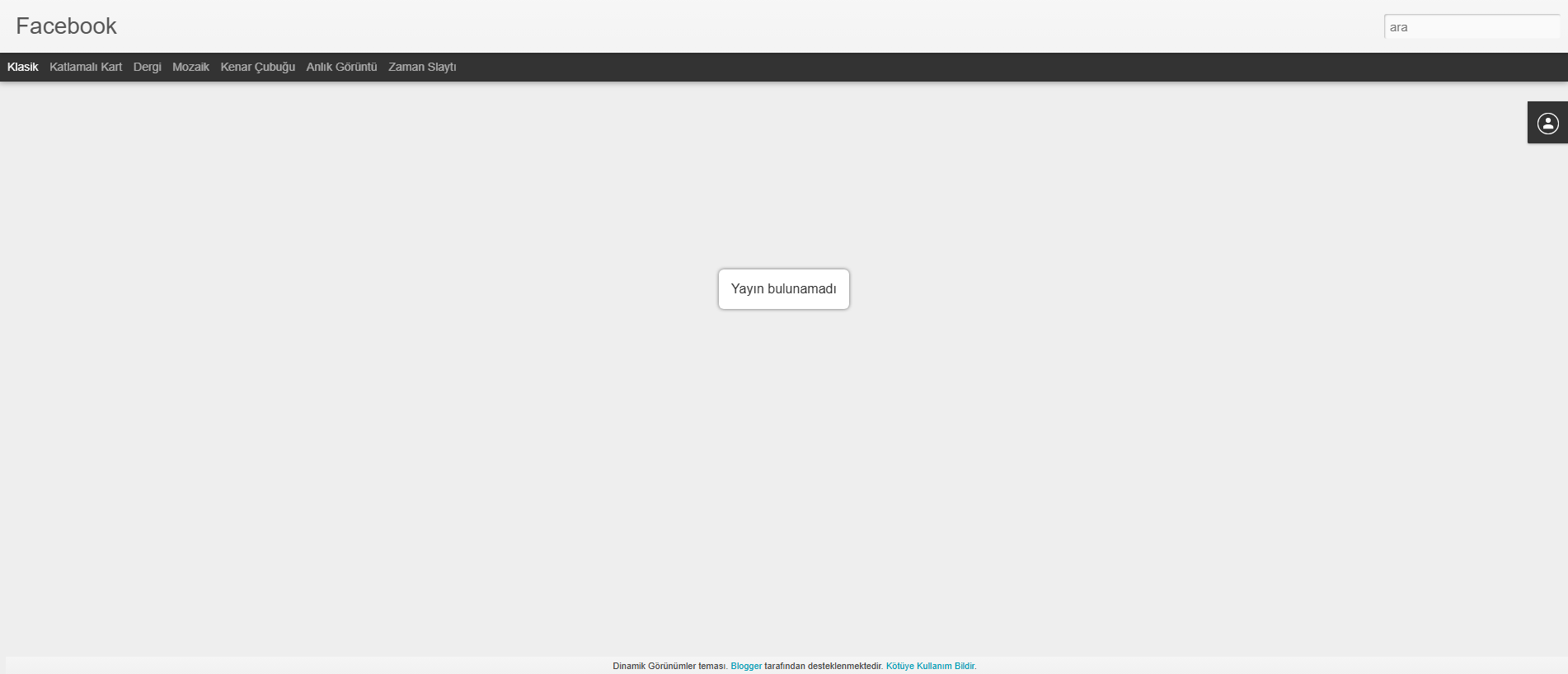 Forensic screenshot of dynamicfacebook.blogspot.com showing the phishing page layout