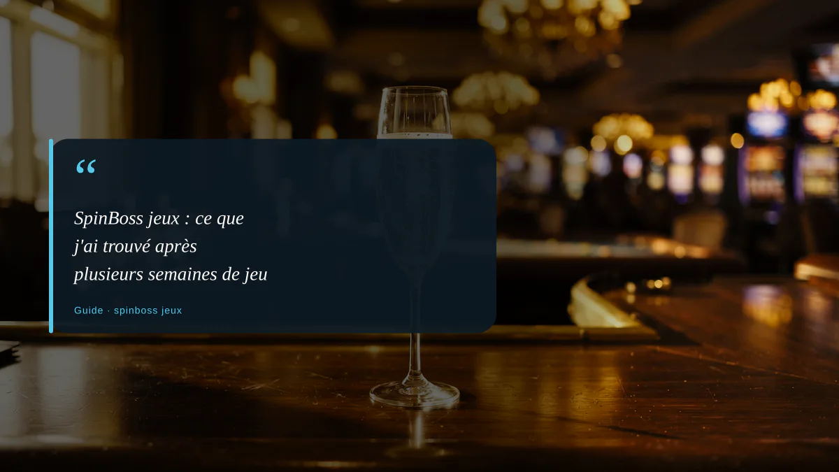 SpinBoss jeux : ce que j'ai trouvé après plusieurs semaines de jeu
