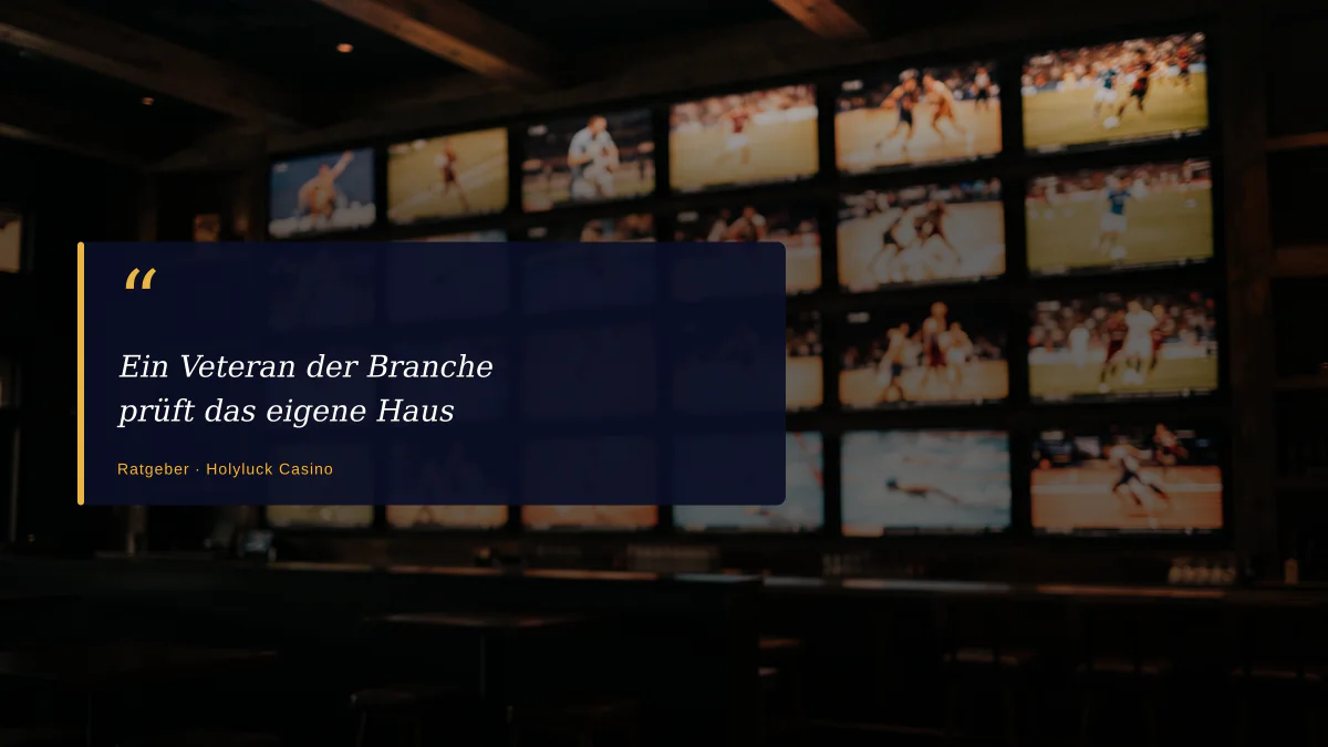 Ein Veteran der Branche prüft das eigene Haus