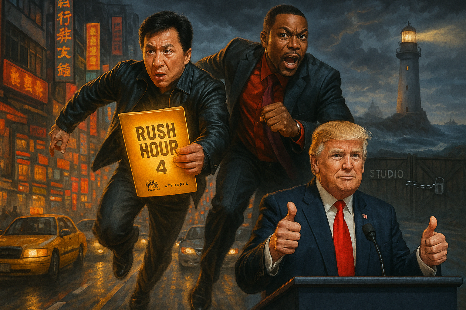 Rush Hour 4 revival announcement with franchise stars and political influence