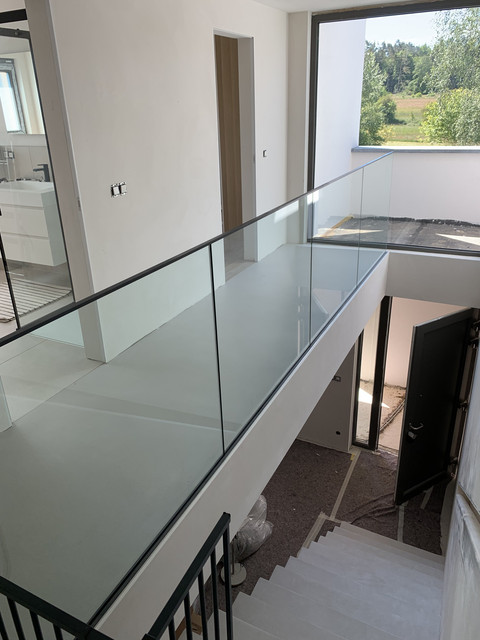 Garde-corps tout verre mezzanine 88.2