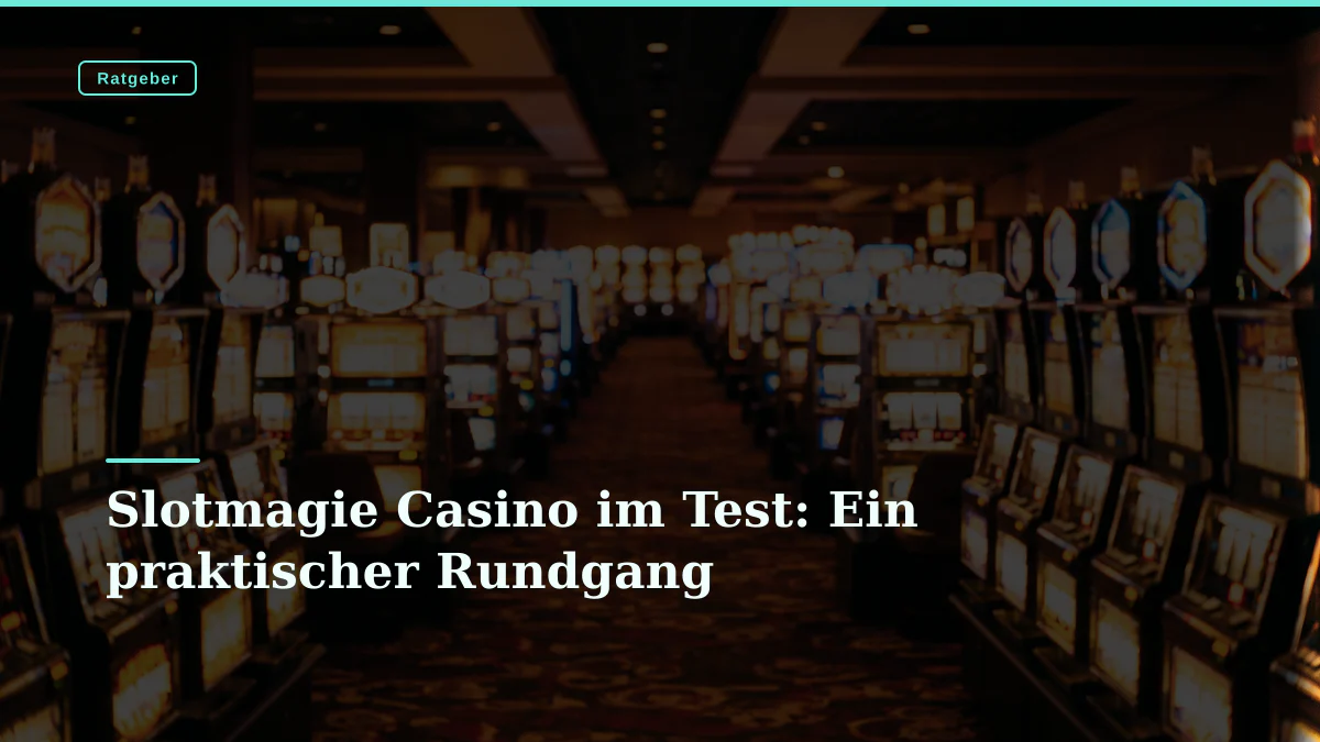 Slotmagie Casino im Test: Ein praktischer Rundgang