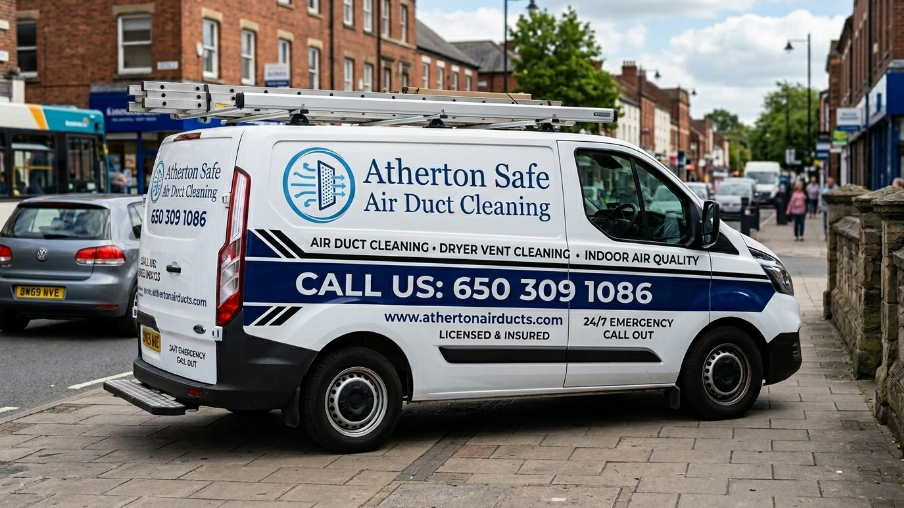Atherton Safe Duct Logo