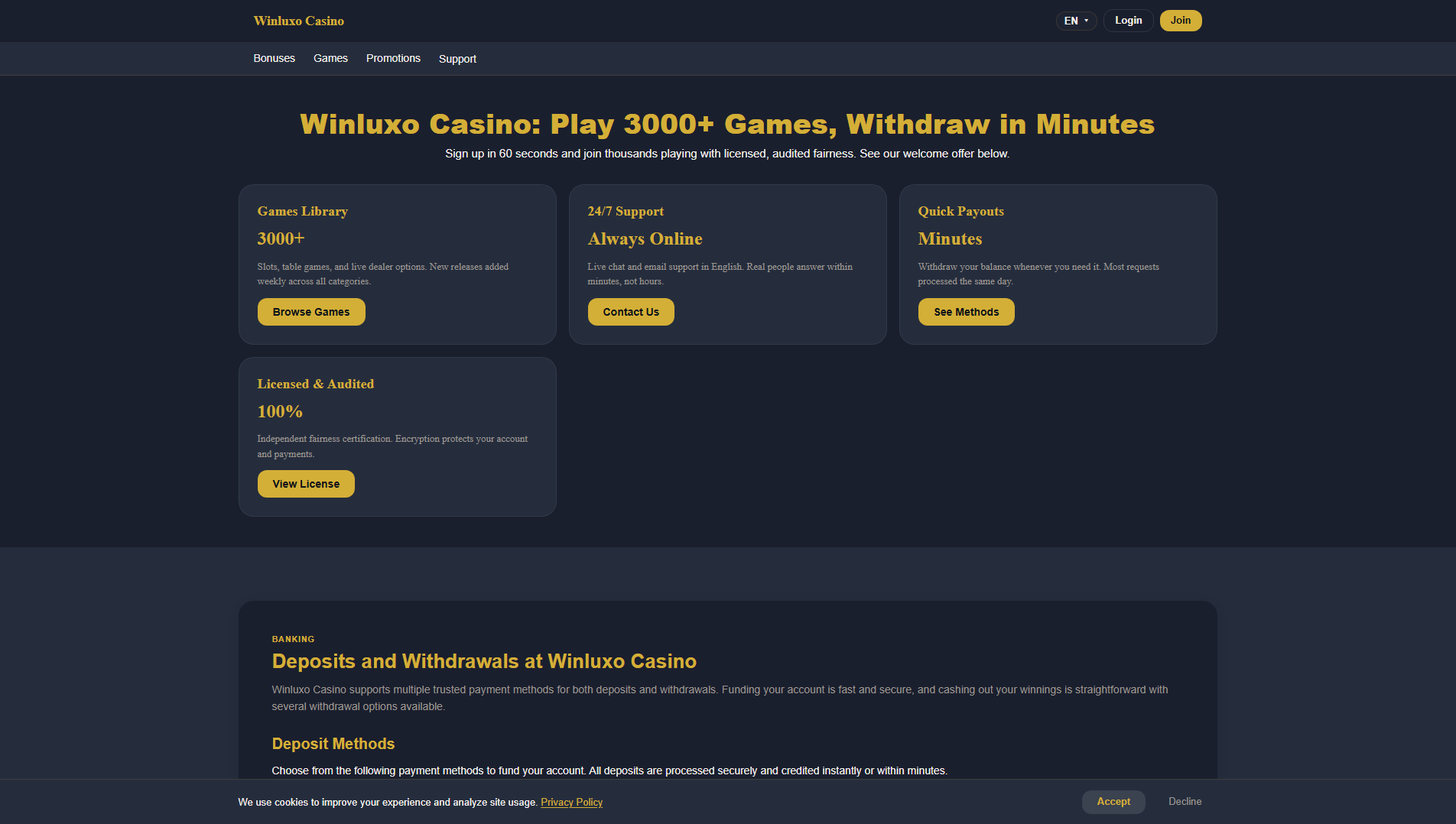 Stored capture of winluxo.org