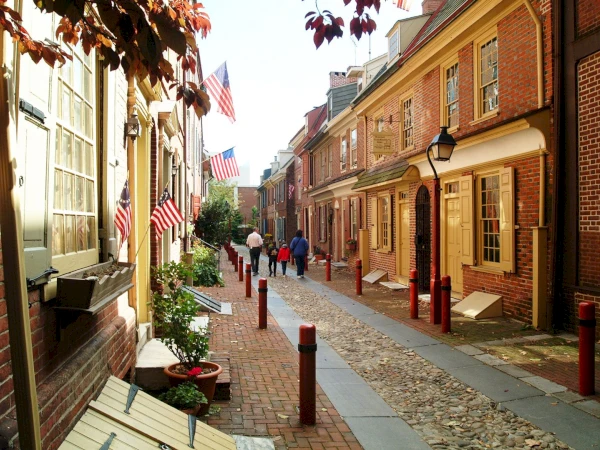 Elfreth's Alley in Philadelphia