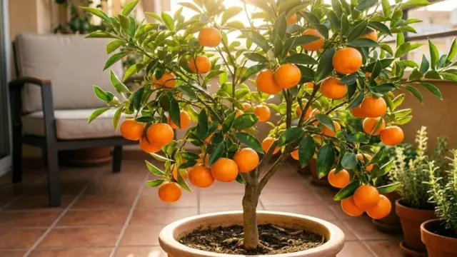 Frutíferas em vaso