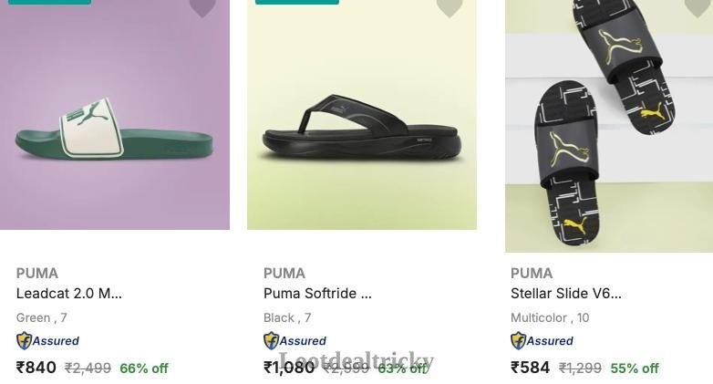 Puma Mens Slippers – Amazing Price Drop @ 60% OFF Puma Mens Slippers – Amazing Price Drop @ 60% OFF