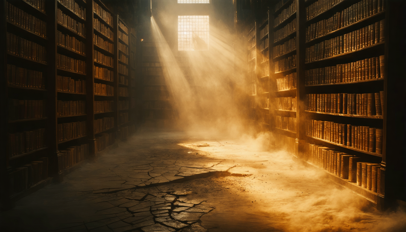 The smartest librarian in the universe finally gets a window, only to discover it's bolted shut.