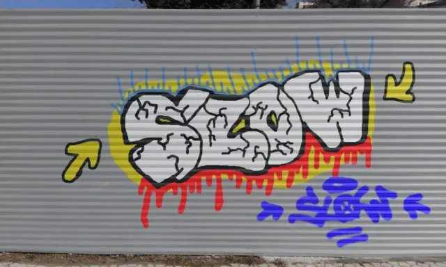 Graffiti artwork by SLOW0NE