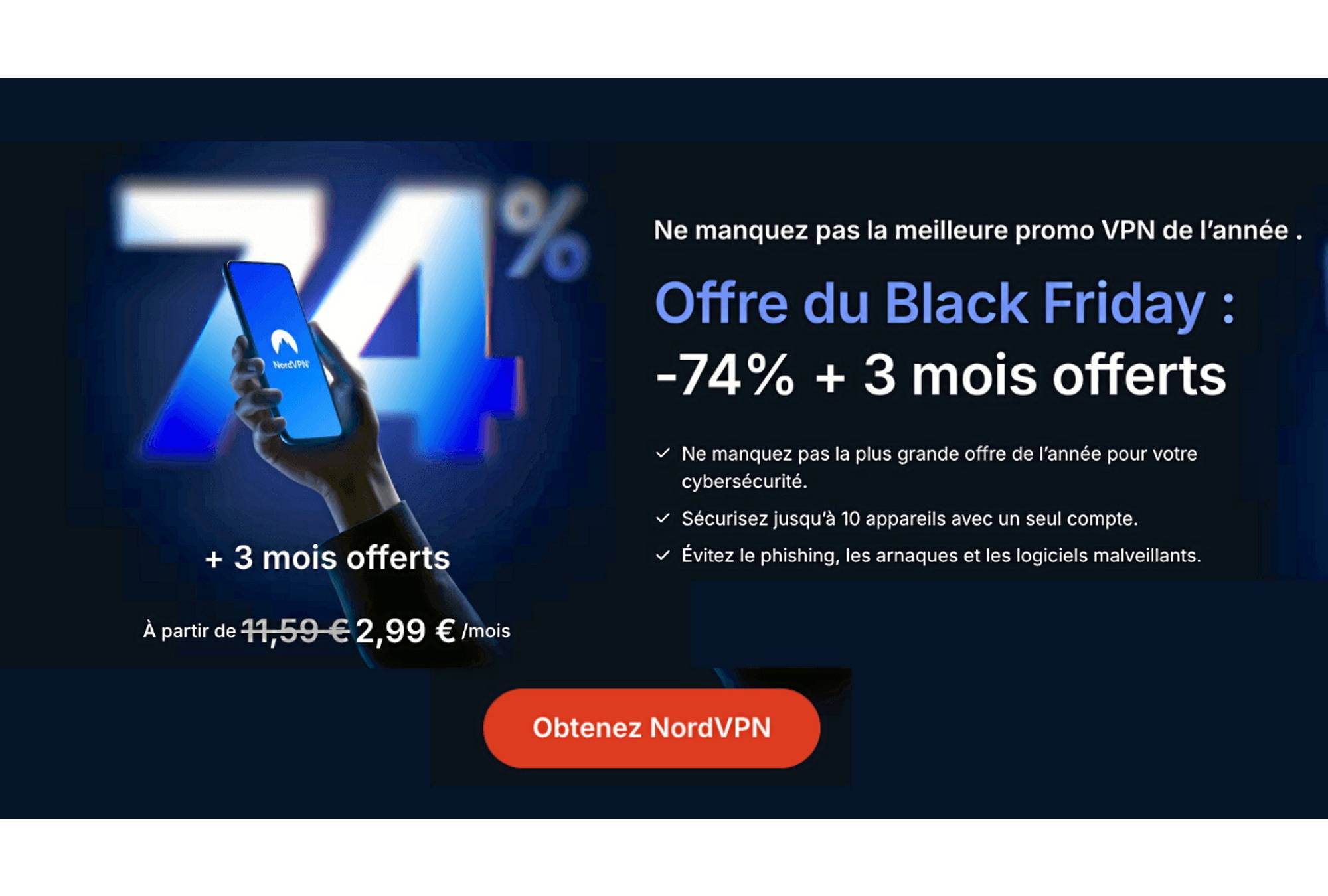 Meilleures offres VPN du moment