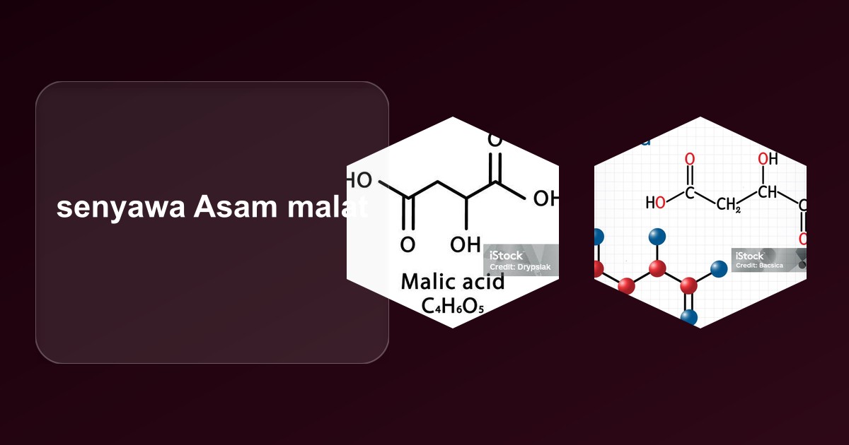 Asam malat: Karakteristik Molekuler, Termodinamika, dan Inovasi Kimia Hijau