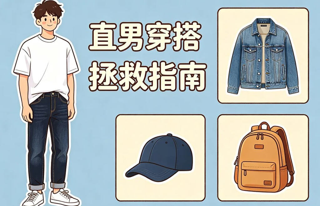 直男穿搭拯救指南，手把手提升衣品的系统穿搭课