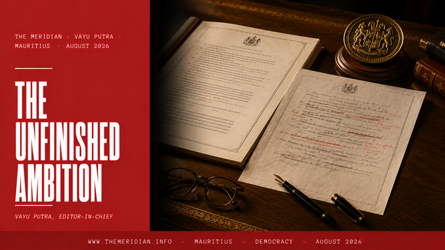 The Unfinished Ambition Mauritius Constitutional Review Executive Power The Meridian August 2026