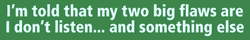 my2biggest flaws