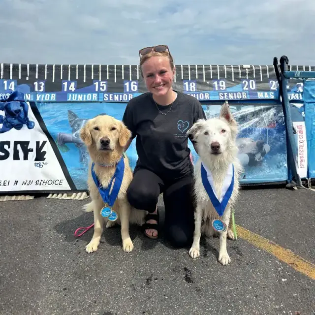Dog training with certified trainer Delaney at Meadow Ridge