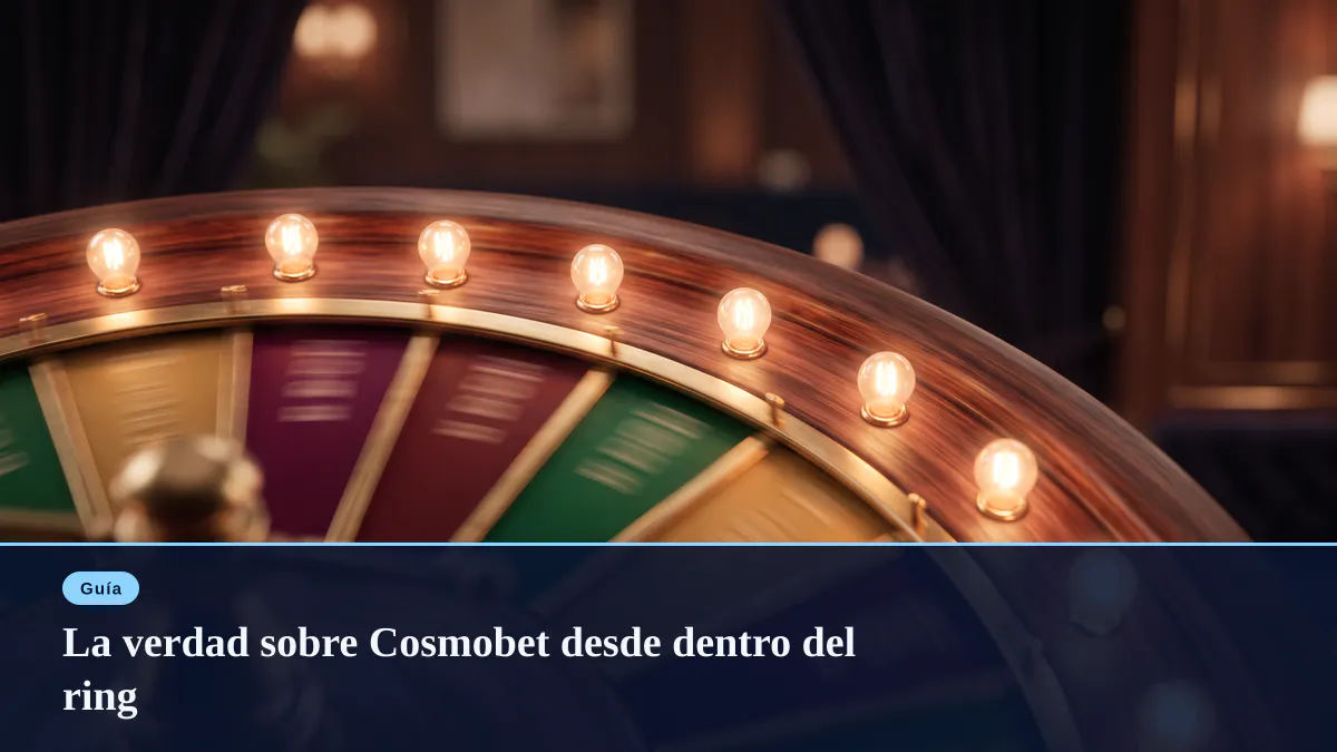 La verdad sobre Cosmobet desde dentro del ring