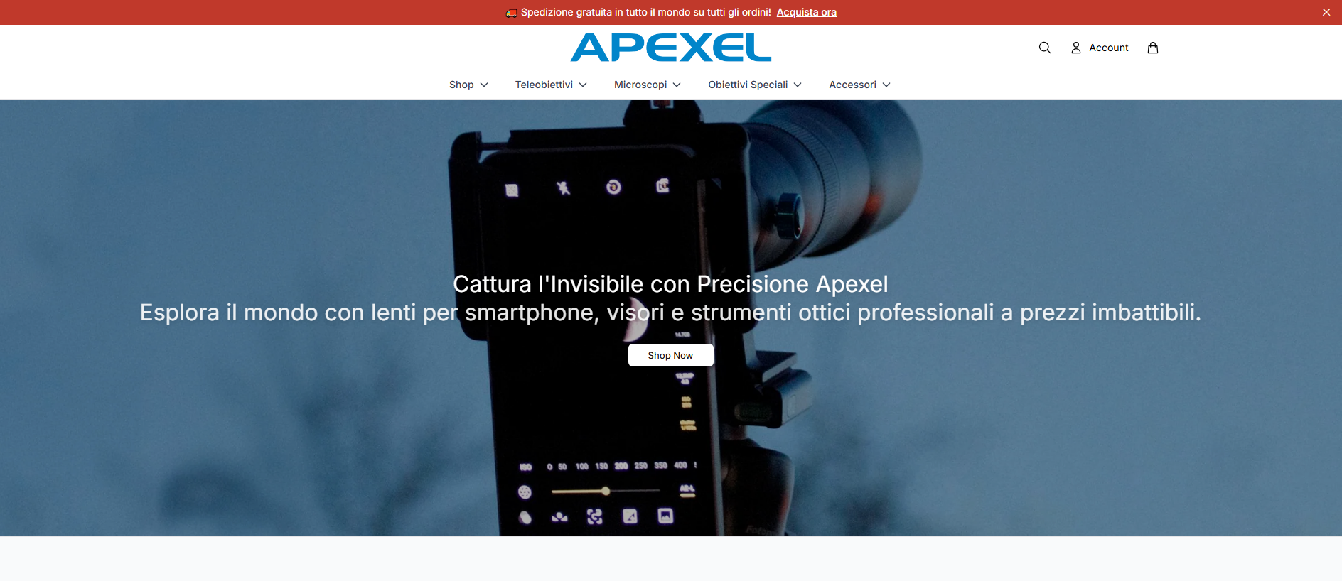 Stored capture of apexelshop.shop