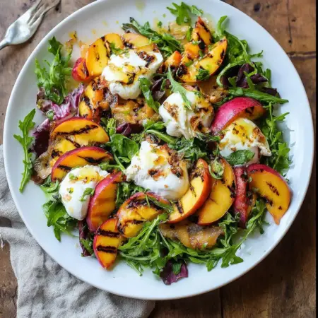 Grilled Peach Burrata Salad: The Ultimate Summer Treat