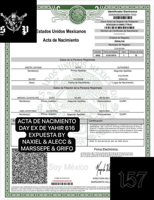 ACTA DE NACIMIENTO DAY